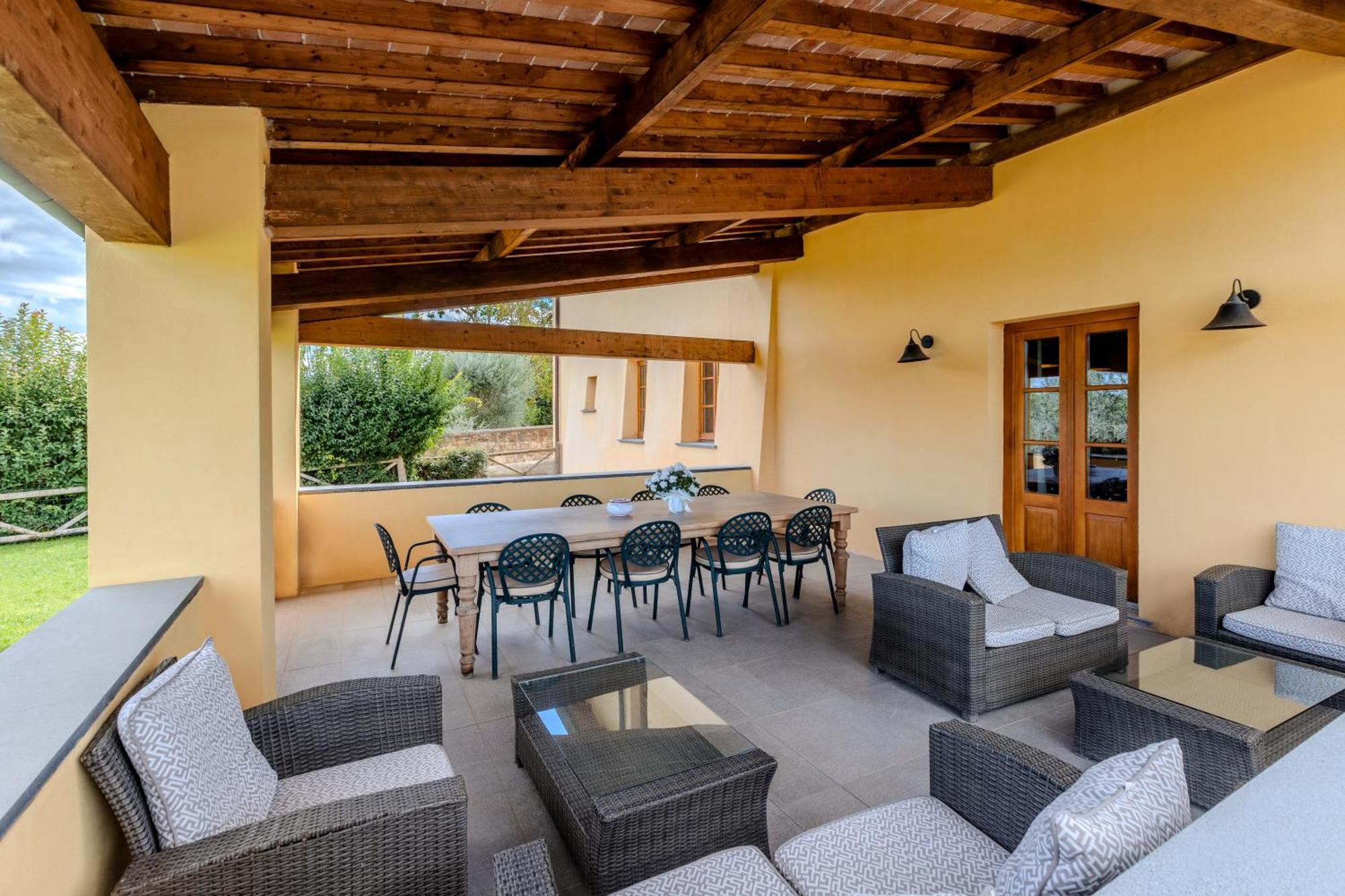 פירנצה Villa Tolomei Hotel & Resort מראה חיצוני תמונה The terrace